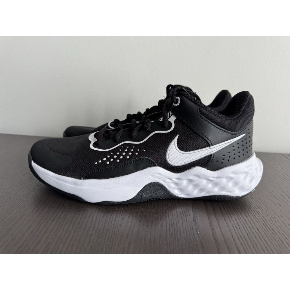Nike FLY BY MID 3 Training Basketball Black Men's Sneakers 9 Shoes Gym‎ Shoes - Picture 2 of 7